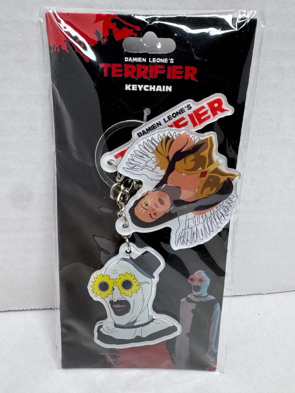 Surreal Entertainment Terrifier Art The Clown Keychain New